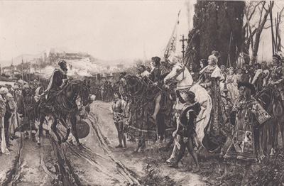 The Surrender of Grenada
from the painting by F. Pradilla